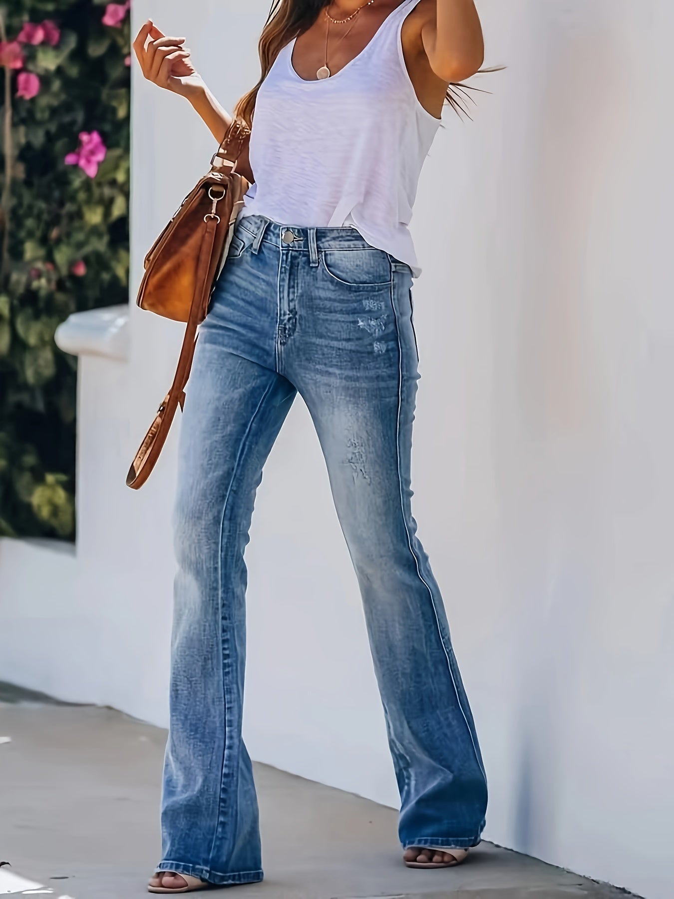 STELLA Hoge-Stretch Bootcut Jeans voor Modieuze Vrouwen