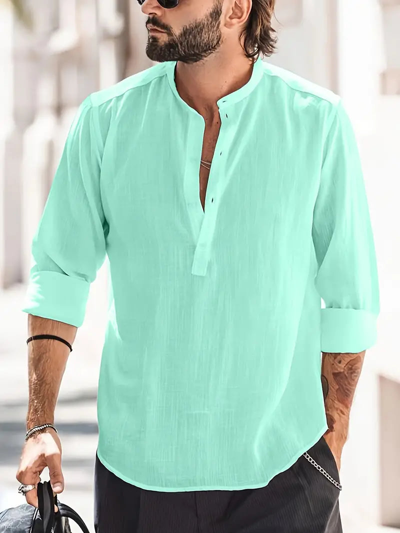 Daniel Linen Shirt with Classic Design