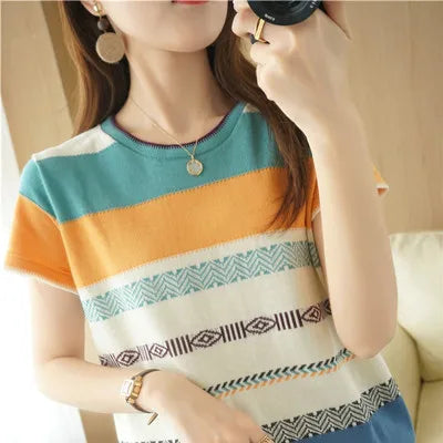 SunnyStyle maglietta di cotone