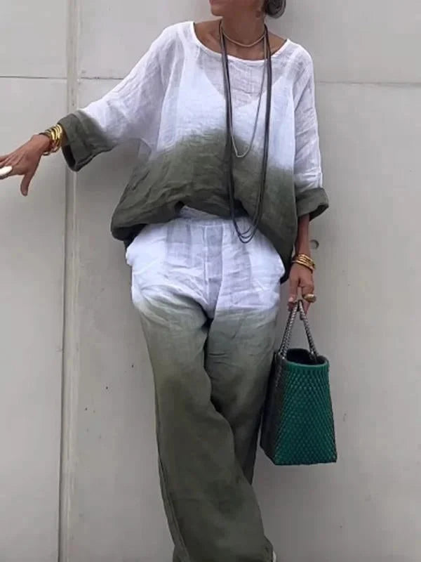 VELANORA - Ensemble d'été confortable et tendance pour femmes