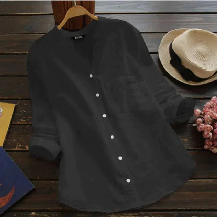 Camicia Casual Velanora in Cotone Fino