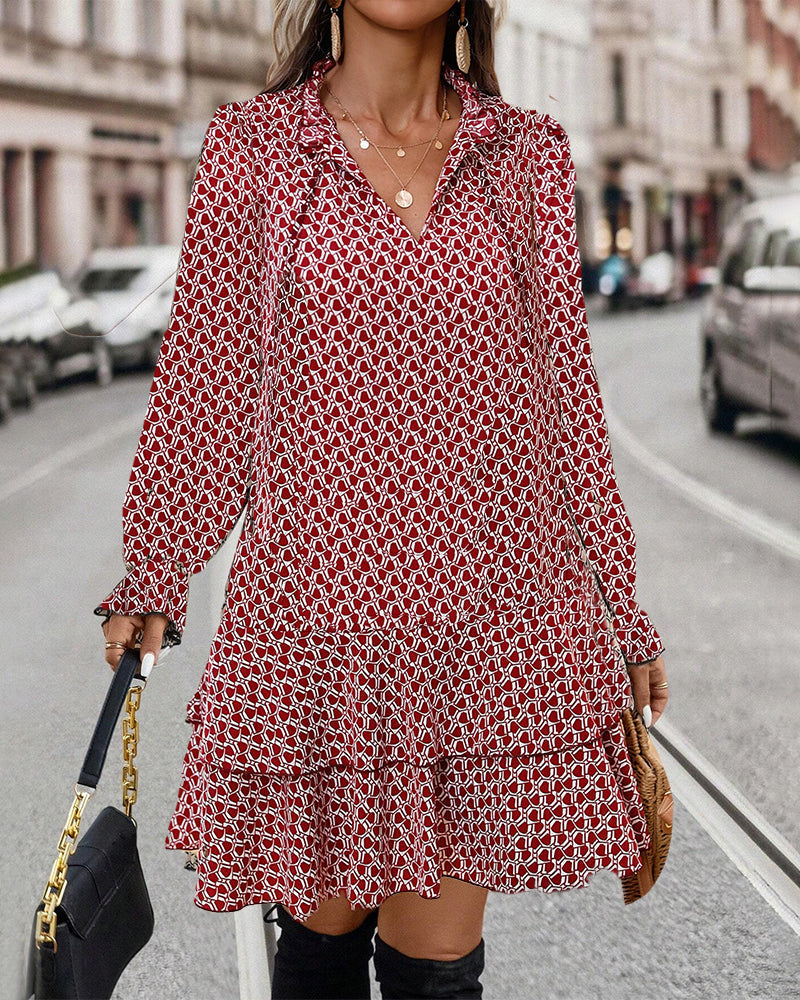 Liliana - Elegant Women's Dress with Long Sleeves