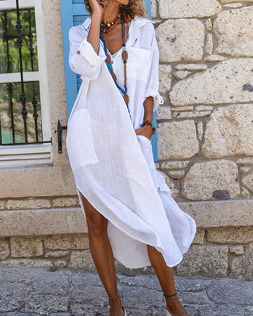Zomer Bries camicia-vestito di Lumina