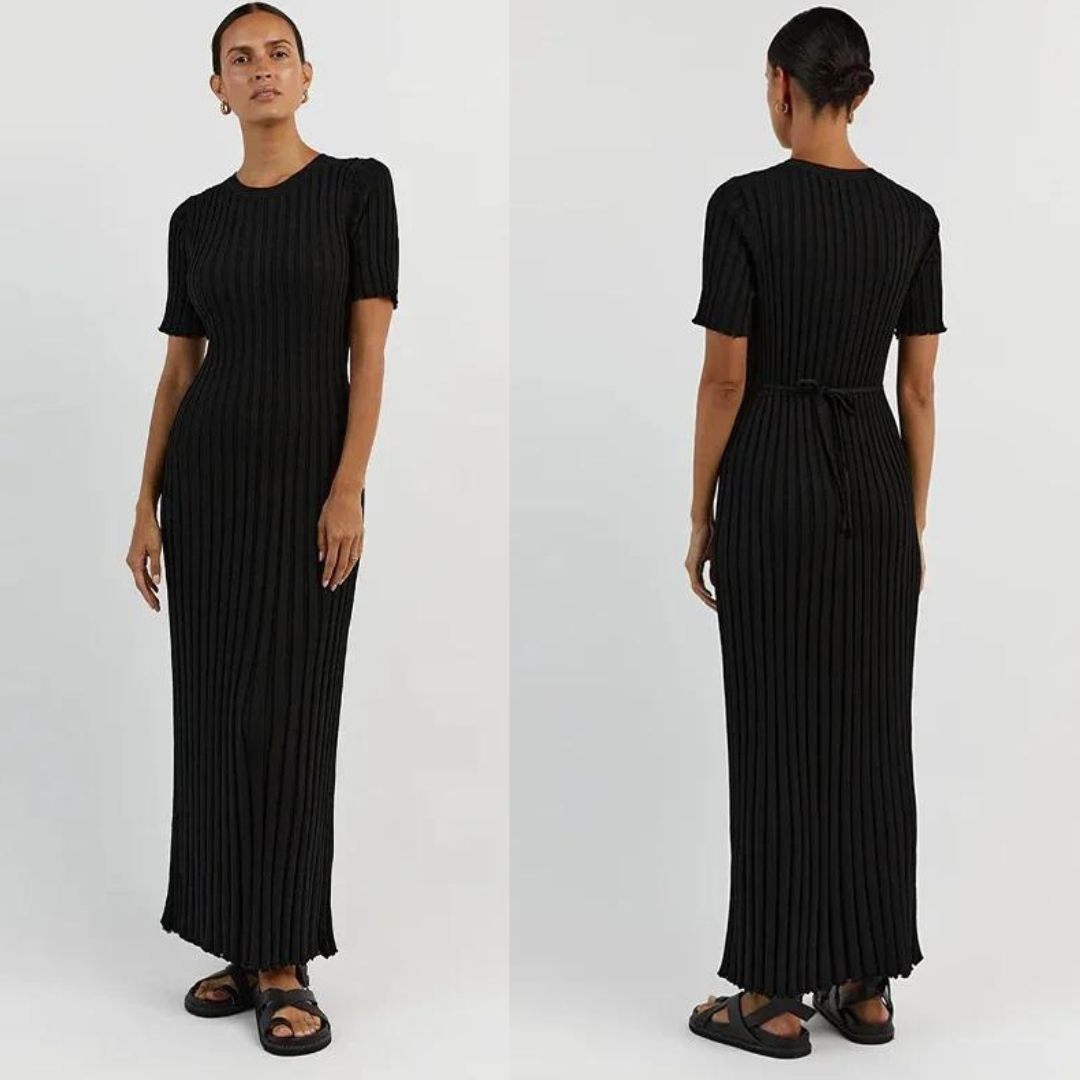 Luna Vestito Lungo a Maglia