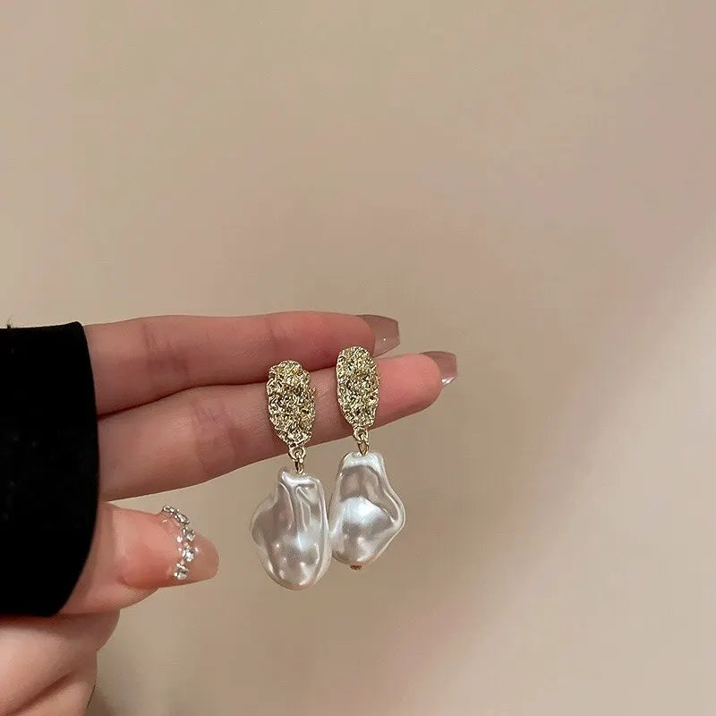 BloemGlamour Parel Hanger Oorbellen