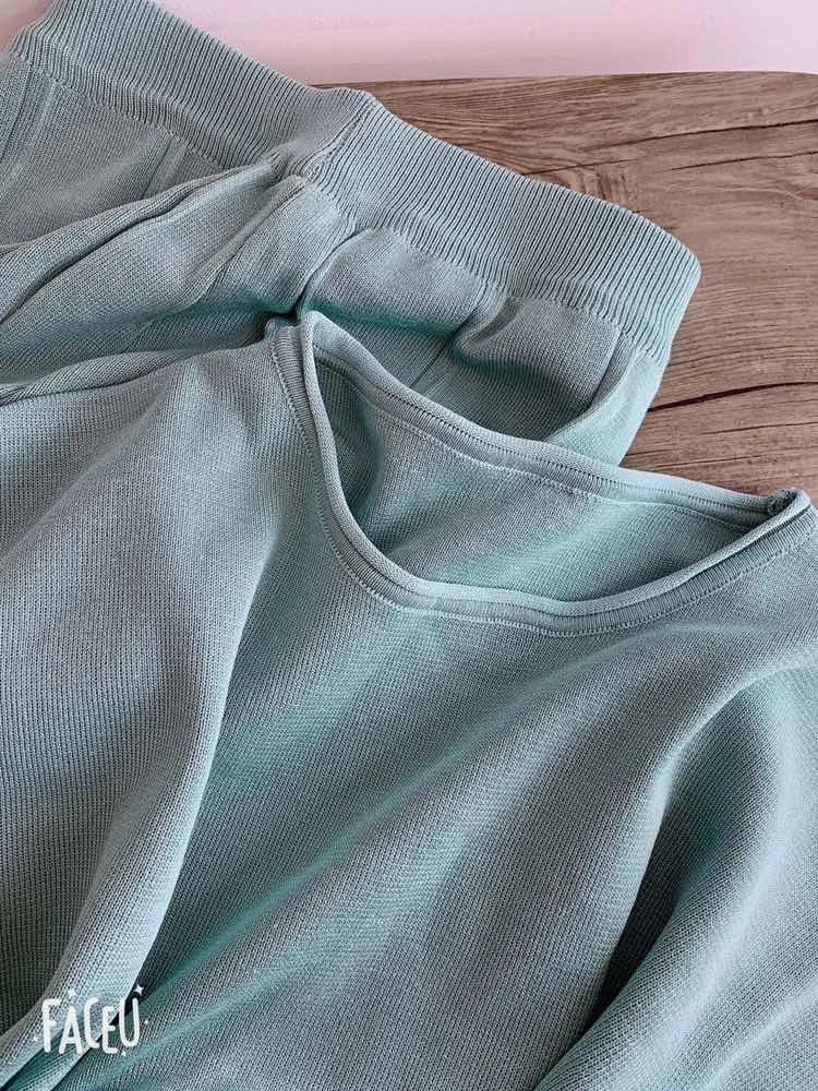 UrbanChic Gebreide Tweedelige Set