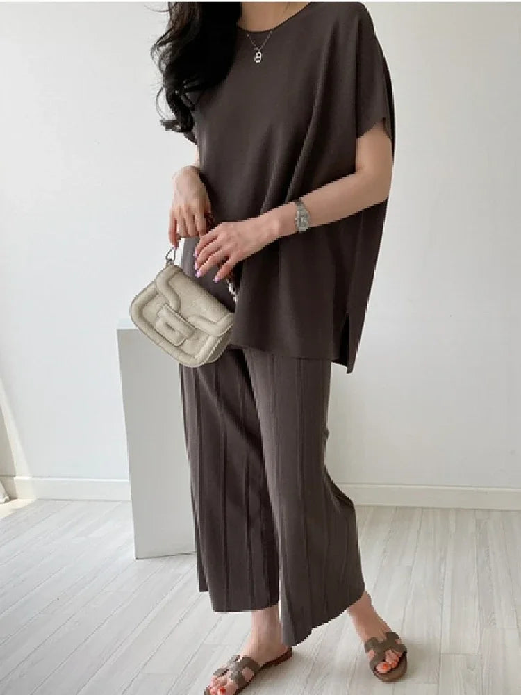 UrbanChic Gebreide Tweedelige Set