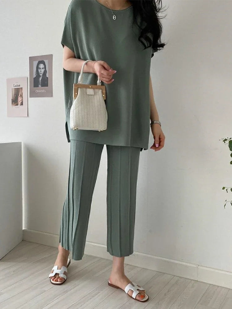 UrbanChic Gebreide Tweedelige Set