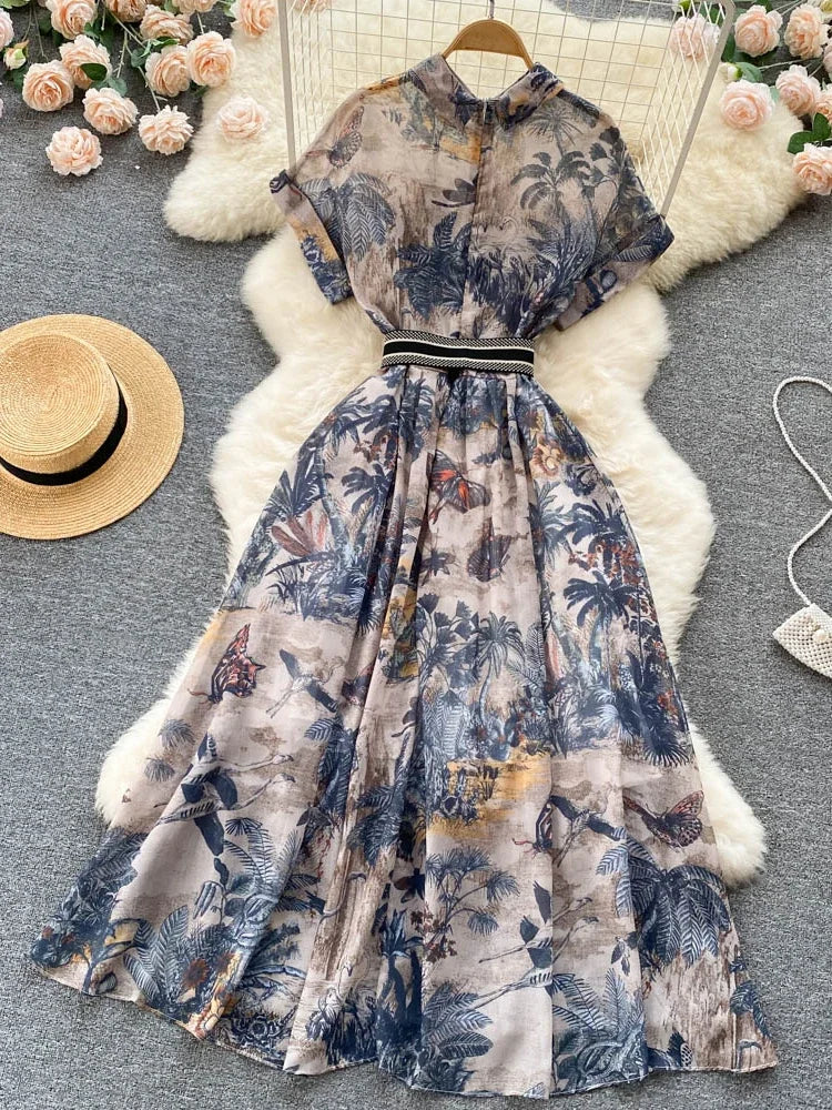 Belle Vintage Zomerjurk voor Dames