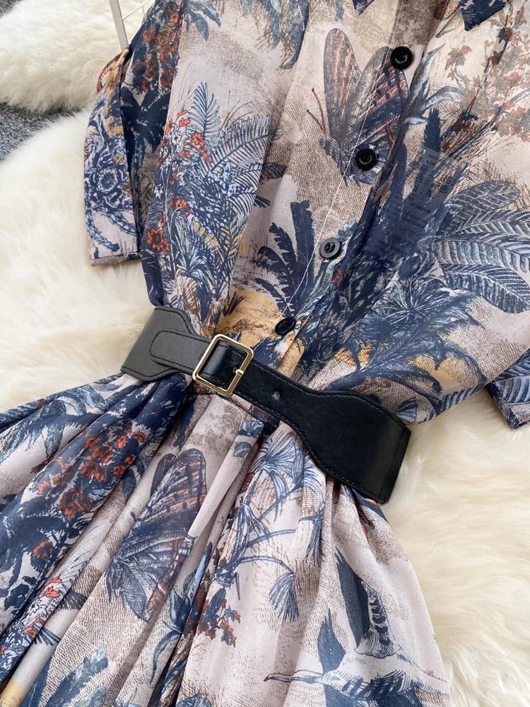 Belle Vintage Zomerjurk voor Dames