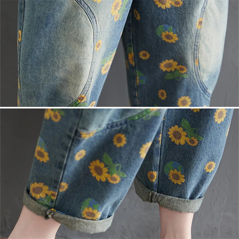 Aurora Lente Denim Jumpsuit voor Stijlvolle Avonturen