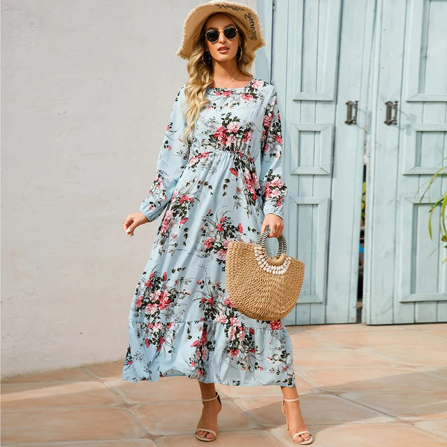 Boho Maxi Jurk voor Zomer en Strand