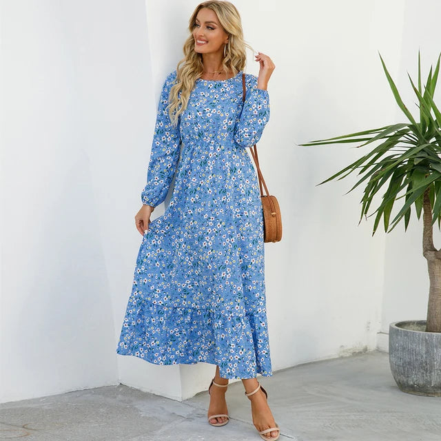 Boho Maxi Jurk voor Zomer en Strand