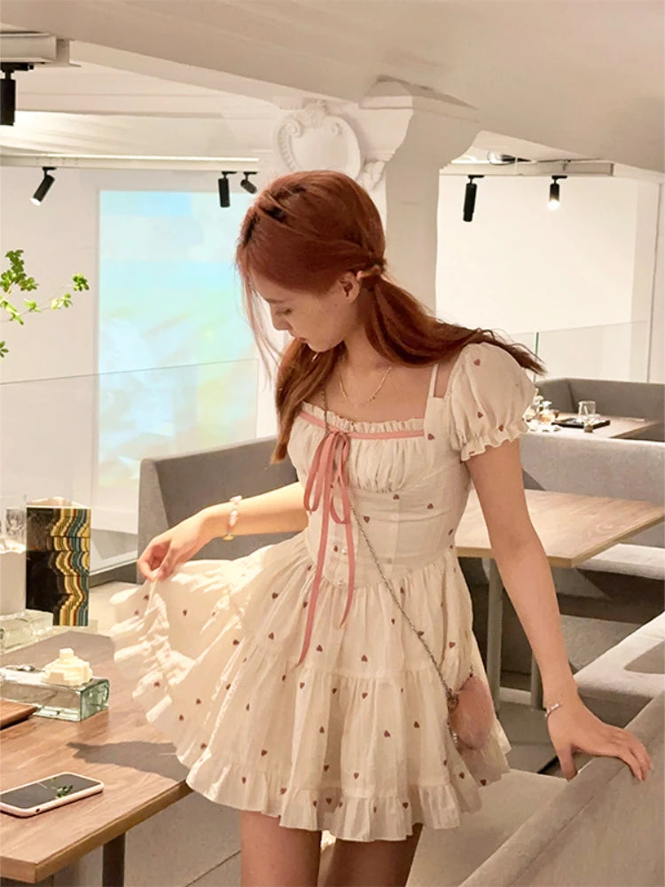 Flora Dress: Summer Flowers Short Party Dress