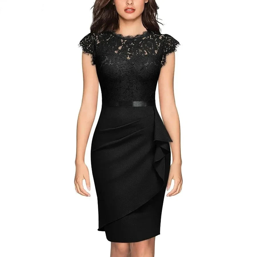 Elegante Kant Jurk voor Dames