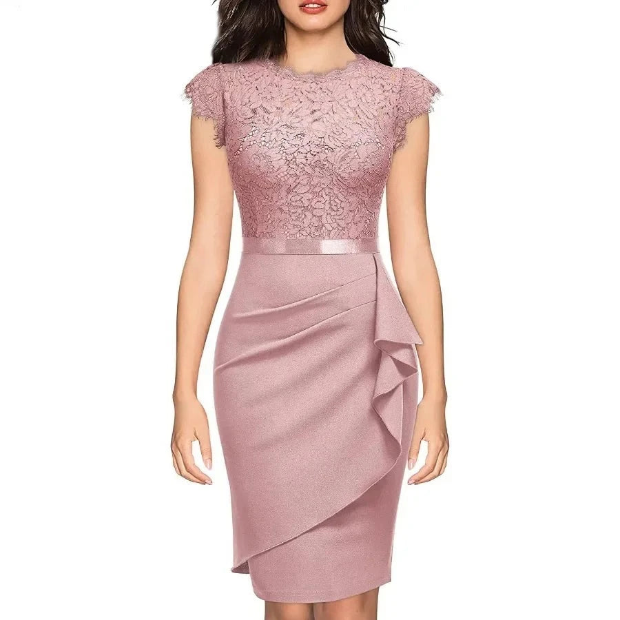 Elegante Kant Jurk voor Dames
