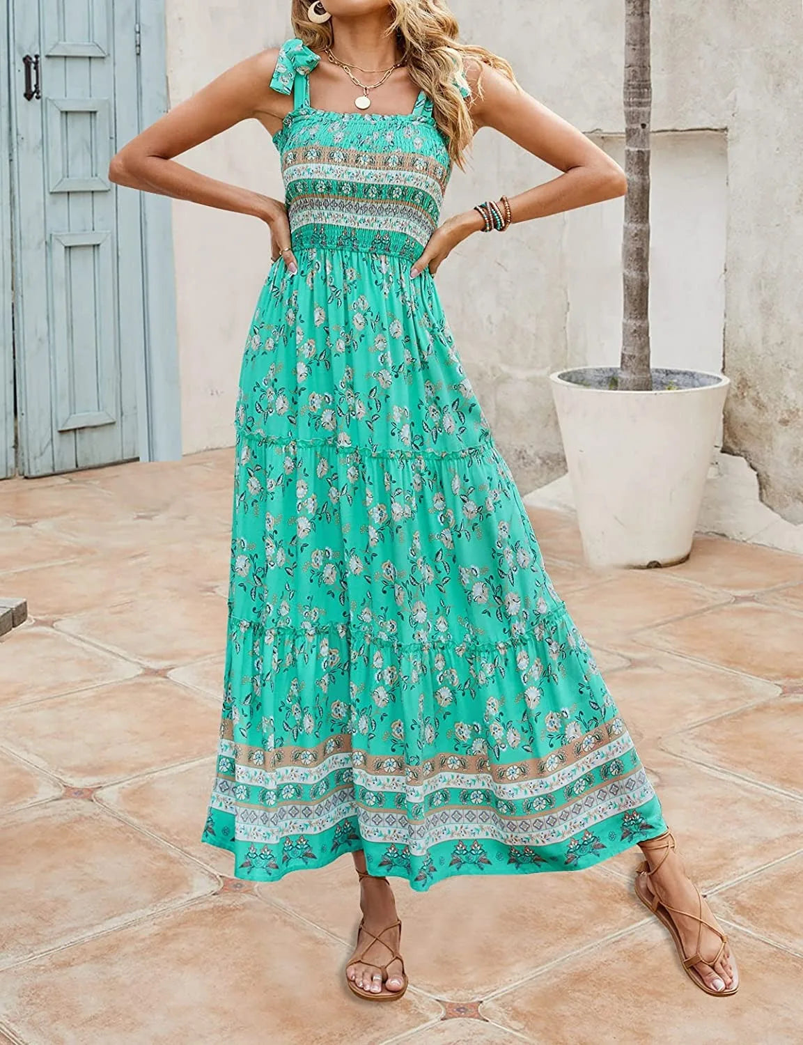 Soleil Charm Bohemian Zomerjurk
