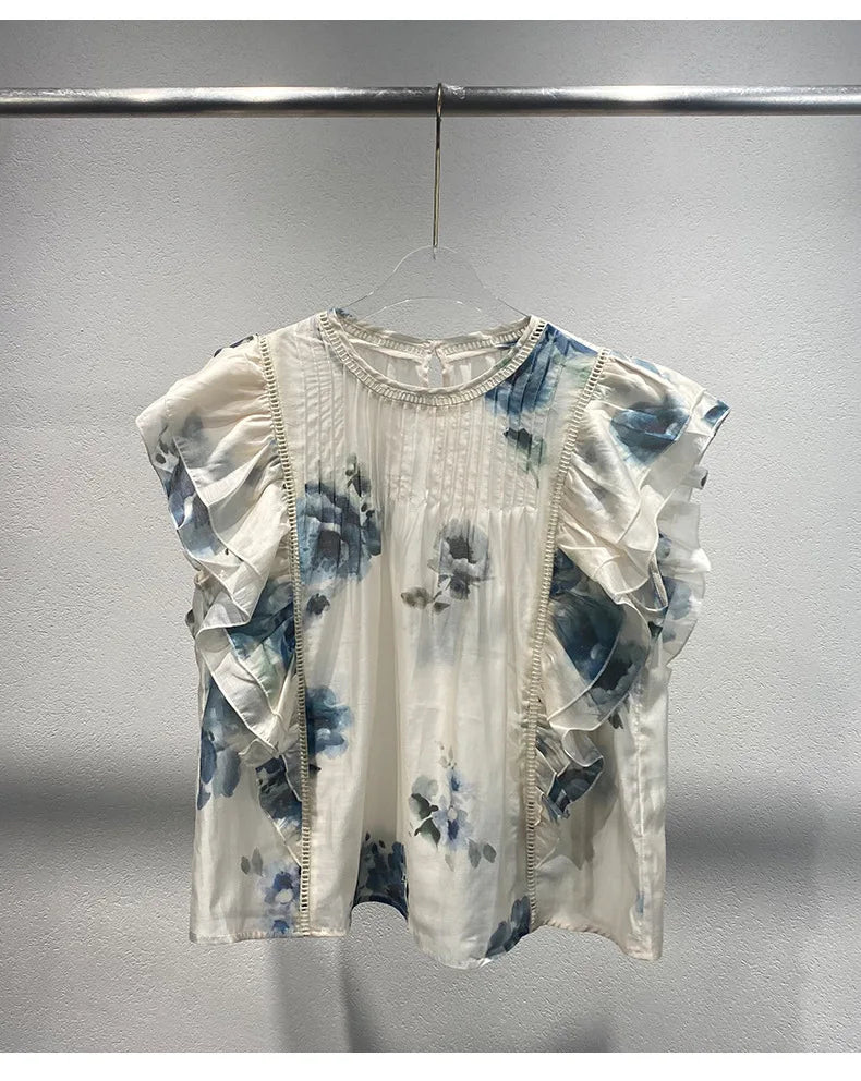 Vliegende Mouw Blouse van Zenith Vogue