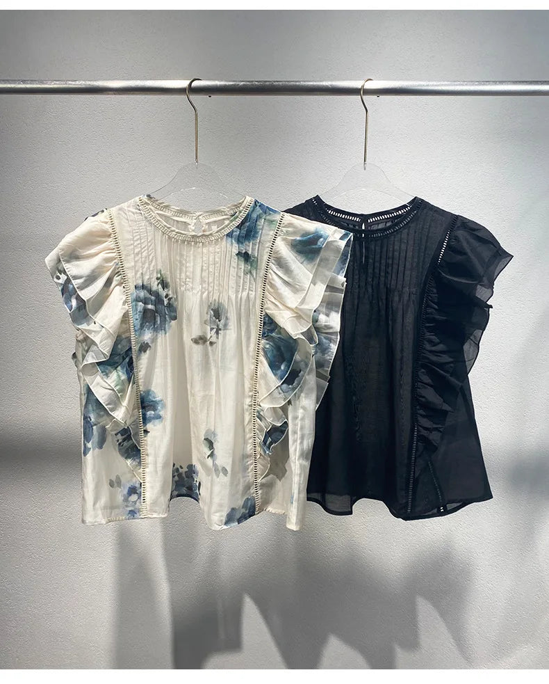 Vliegende Mouw Blouse van Zenith Vogue