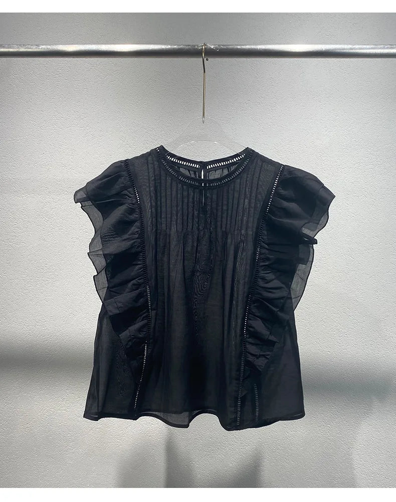 Vliegende Mouw Blouse van Zenith Vogue