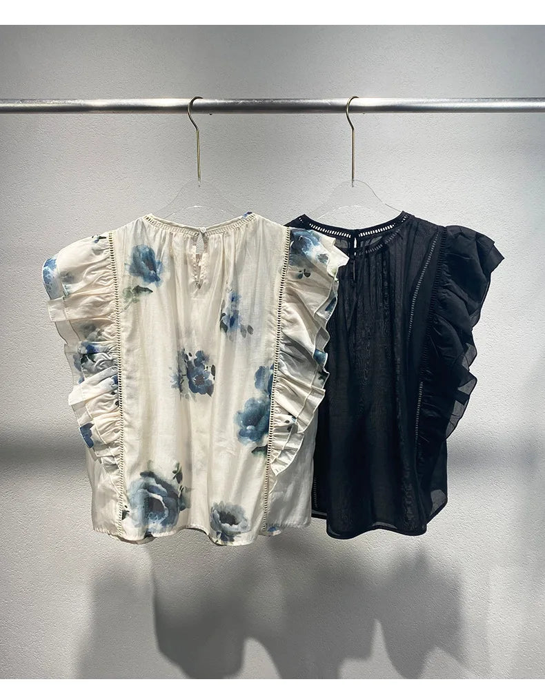 Vliegende Mouw Blouse van Zenith Vogue