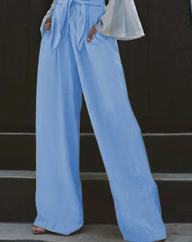 Sunshine Fashion Pantalón de Pierna Ancha de Verano Lente