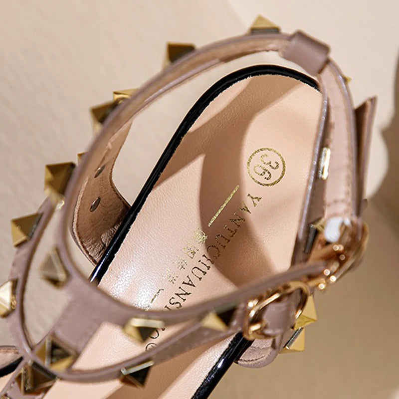 Enchanté by Elara: Luxe Valentine Summer High Heel Sandals