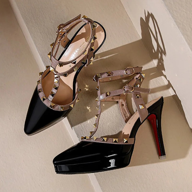 Enchanté by Elara: Luxe Valentine Summer High Heel Sandals