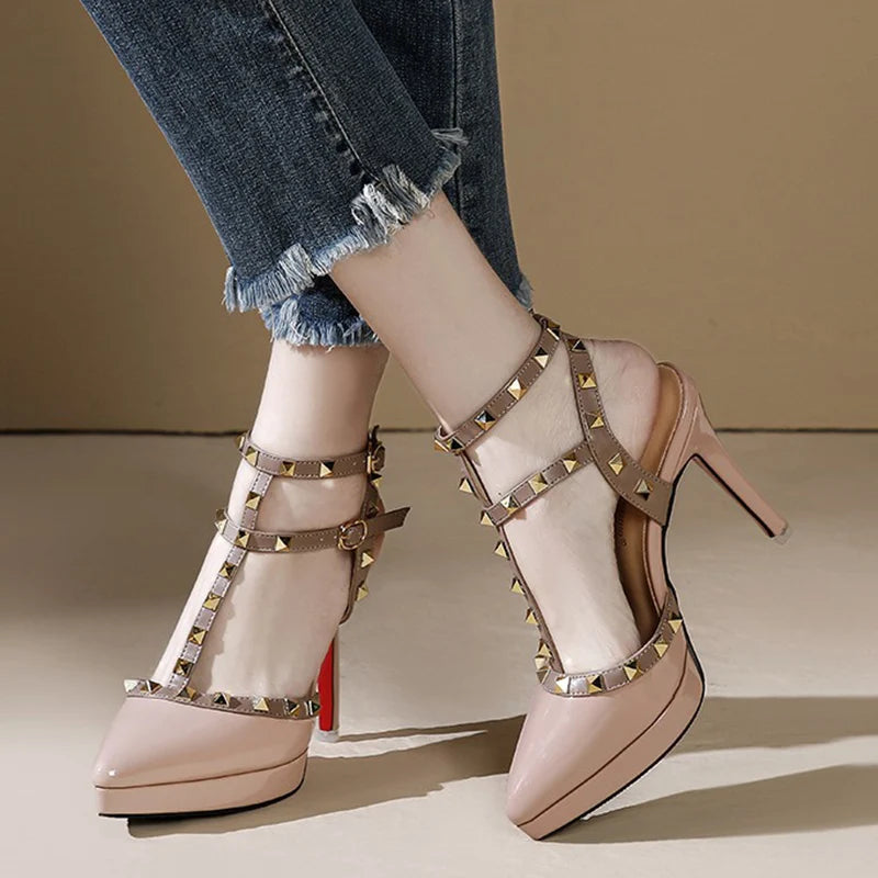 Enchanté by Elara: Luxe Valentine Summer High Heel Sandals