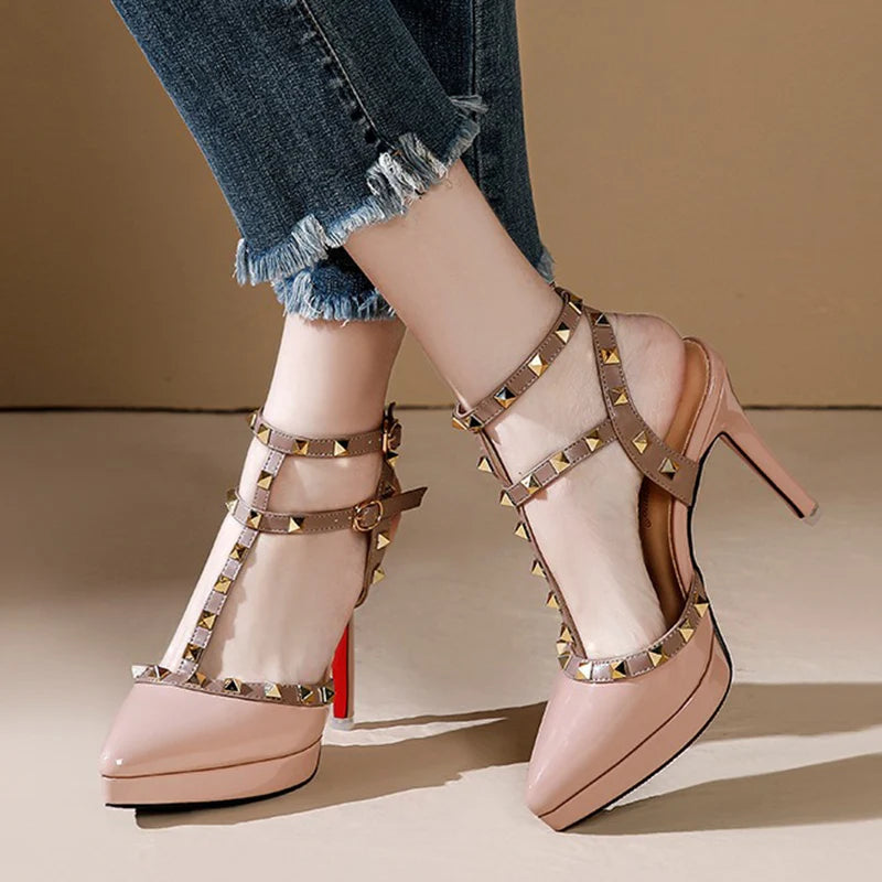 Enchanté by Elara: Luxe Valentine Summer High Heel Sandals