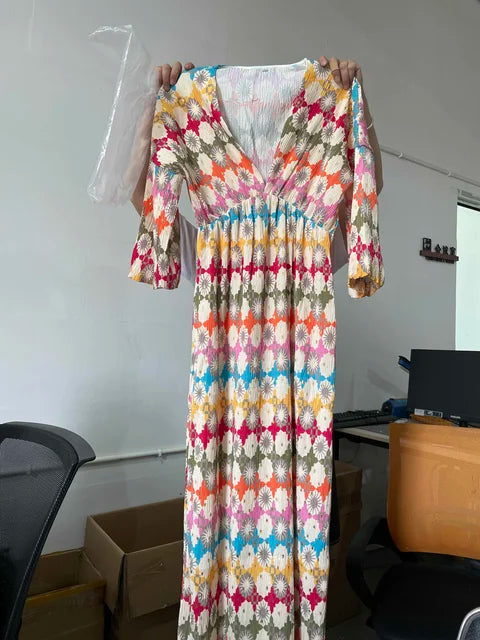 Aurora langes Kleid für sommerliche Eleganz