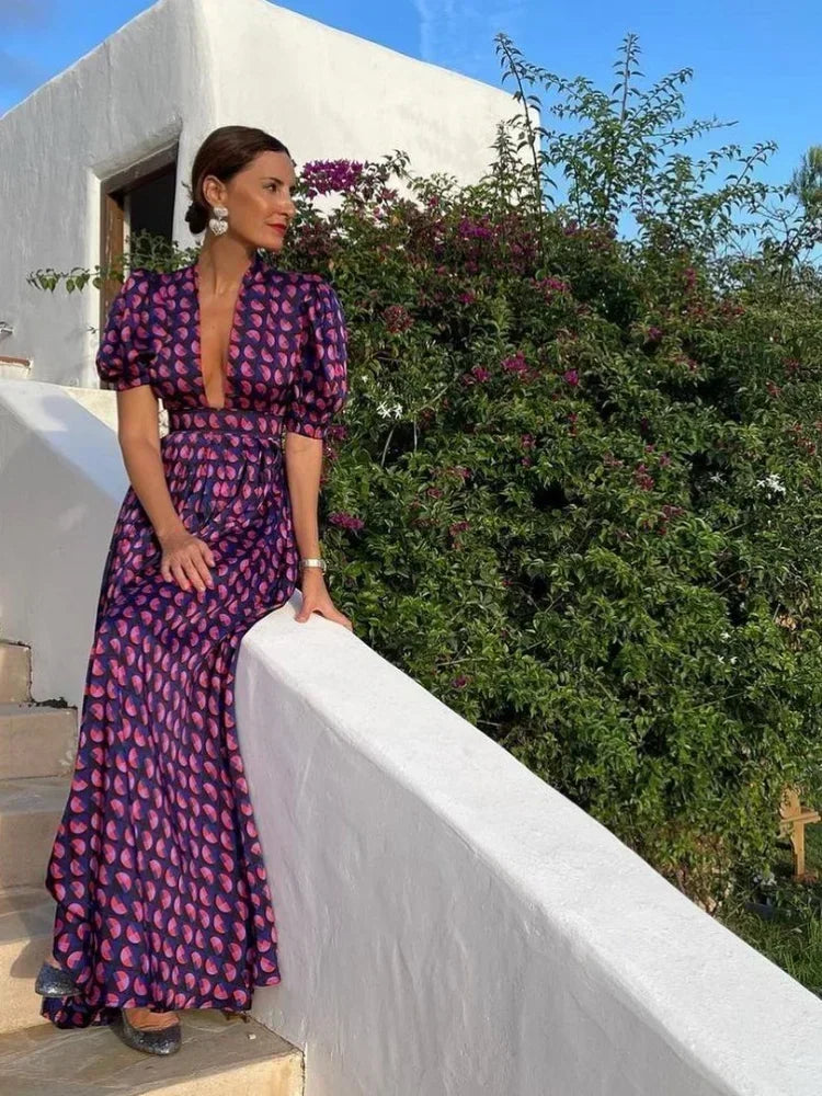 Aurora langes Kleid für sommerliche Eleganz