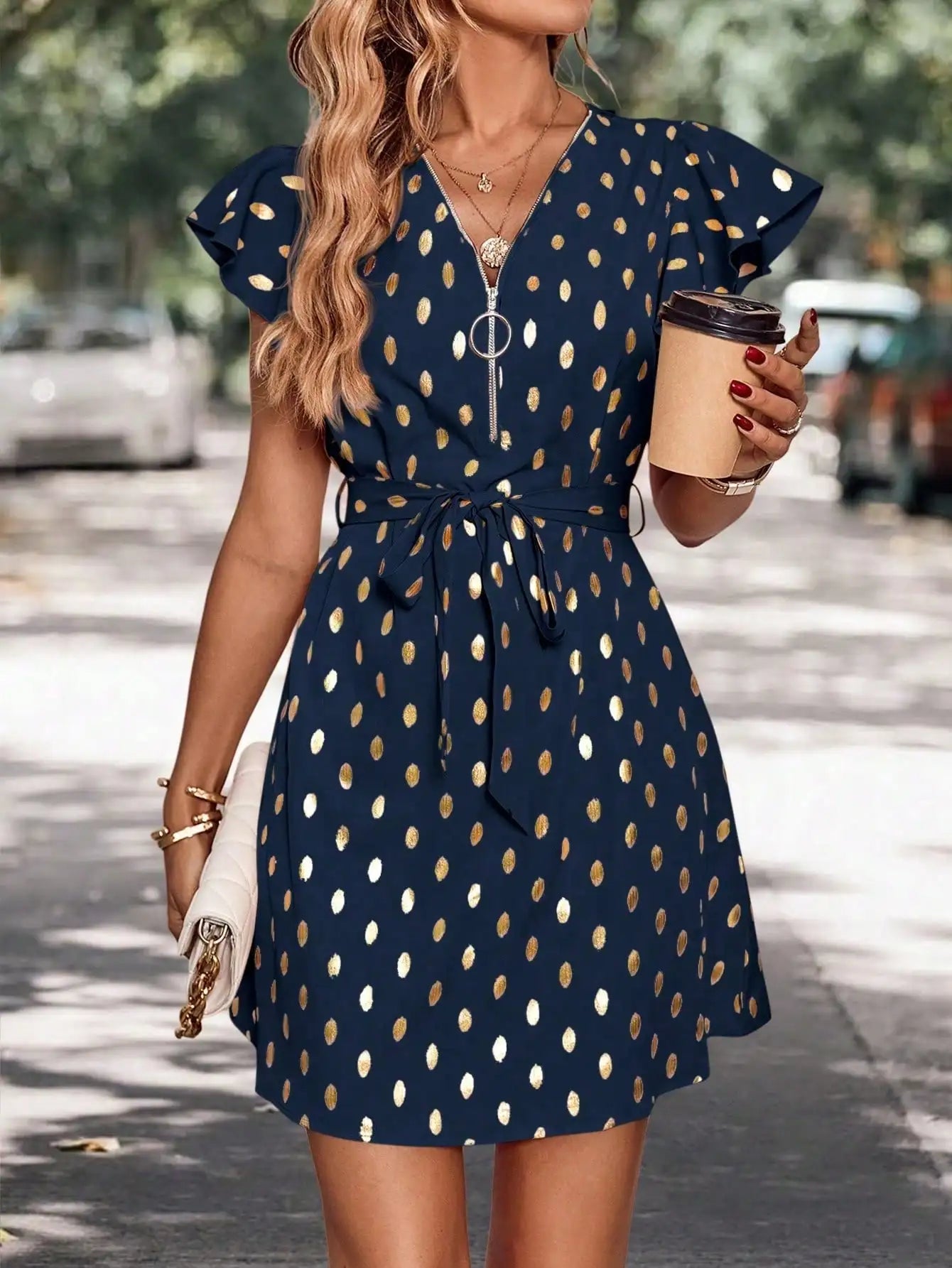 Luna Chic Polkadot Sommerkleid