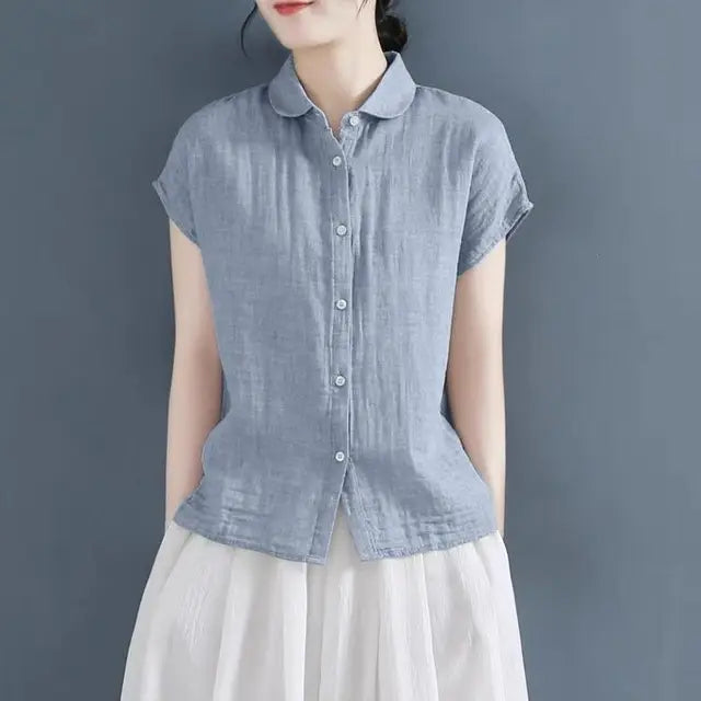 Bellissima Retro Koreaanse Stijl Chic Dames Overhemd