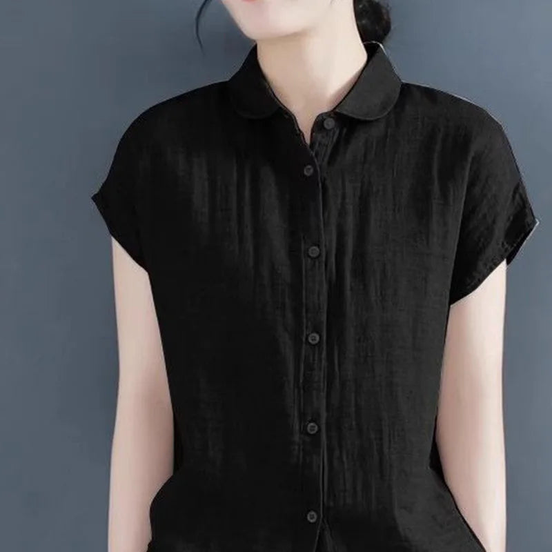 Bellissima Retro Koreaanse Stijl Chic Dames Overhemd