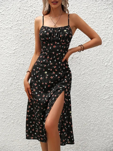 FloraBella Boho Zomerjurk met Bloemenprint