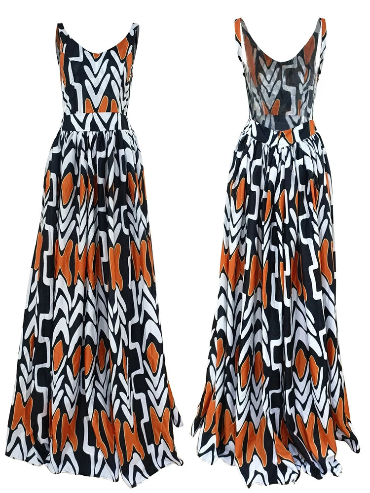 Zomerse Boho Print Maxi Jurk van DromerigeDresses