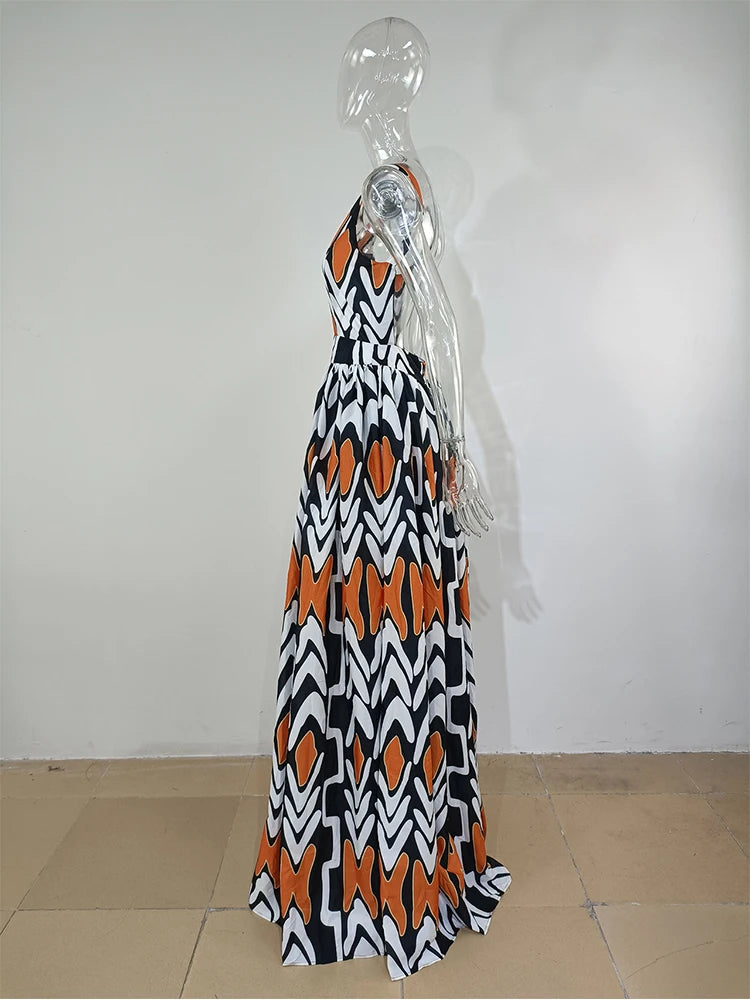 Zomerse Boho Print Maxi Jurk van DromerigeDresses