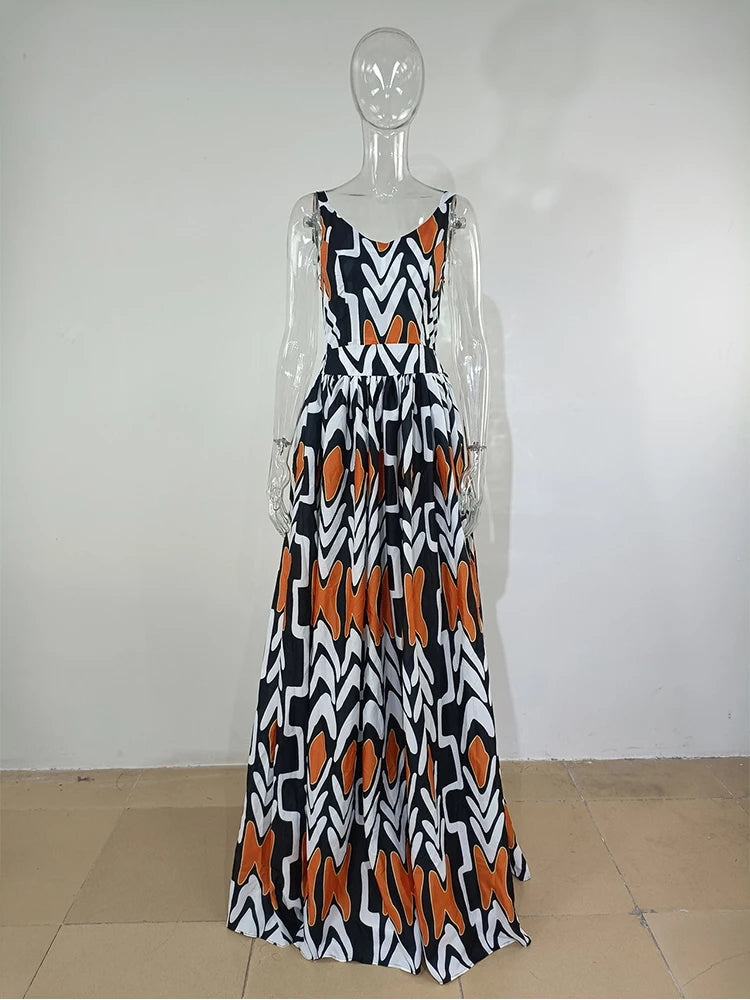 Zomerse Boho Print Maxi Jurk van DromerigeDresses