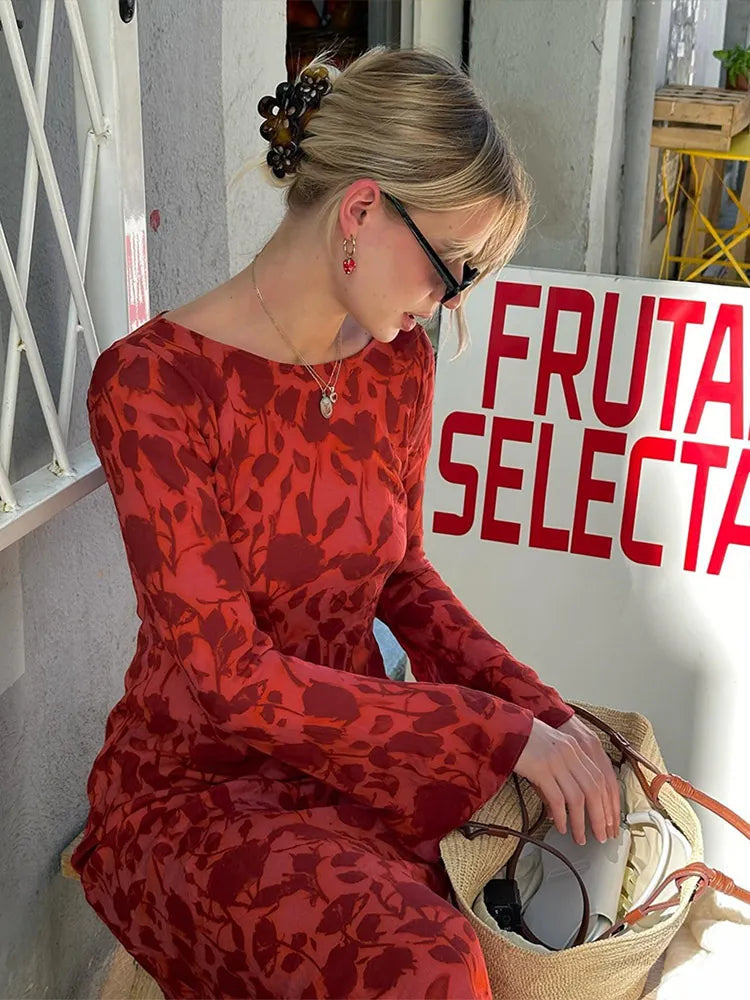 ChicMode Abito Maxi Estivo a Fiori