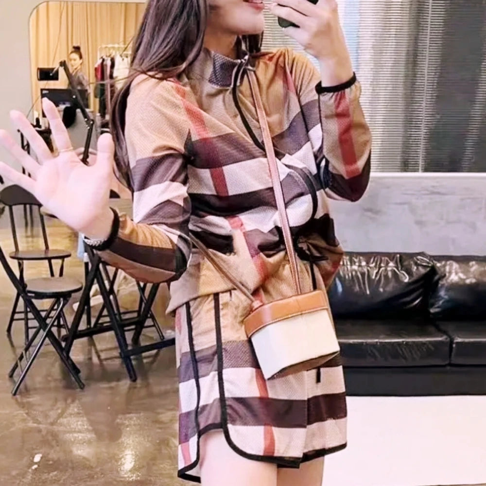 Zomerse Stof Print Set Zomerkleding