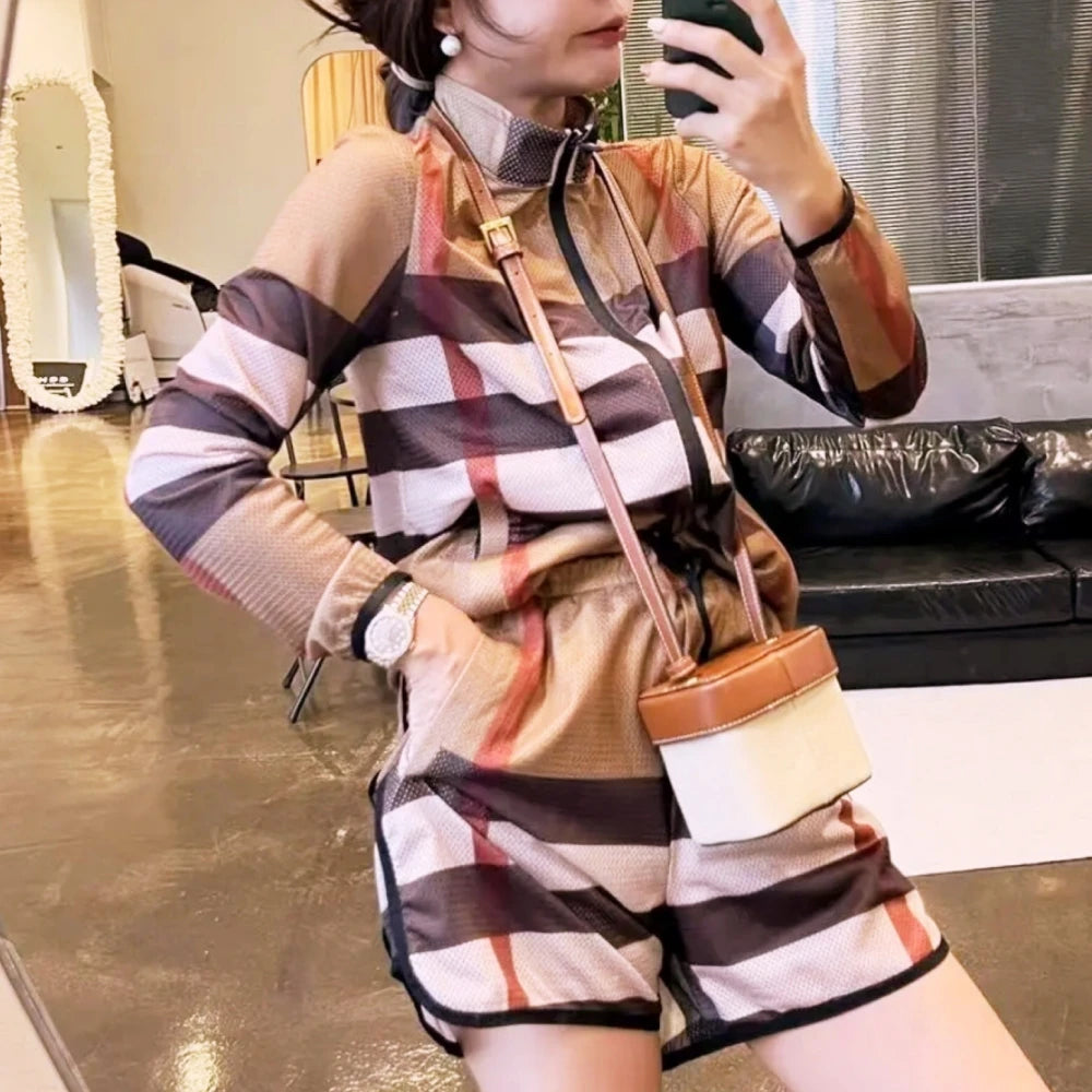 Zomerse Stof Print Set Zomerkleding