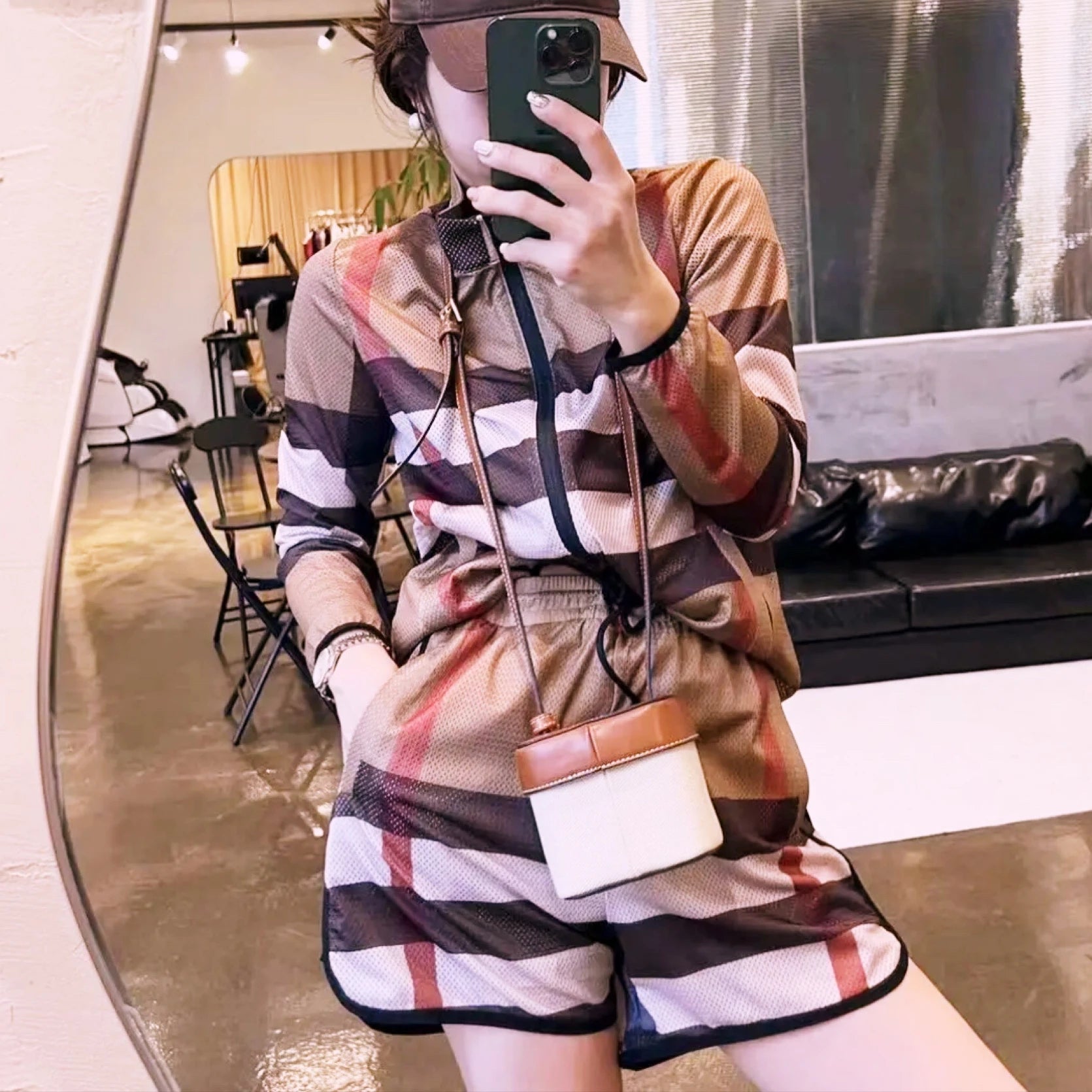 Zomerse Stof Print Set Zomerkleding