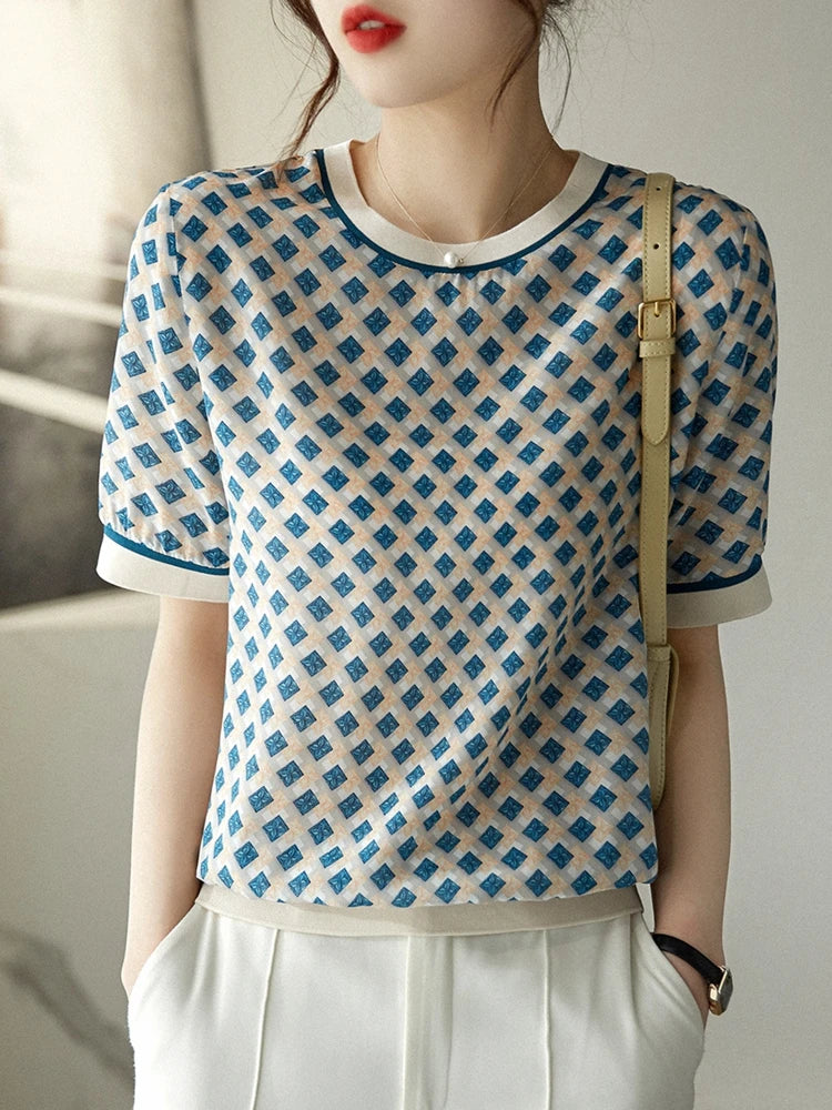 Zomer Casual Elegance T-shirt van Silken Dream