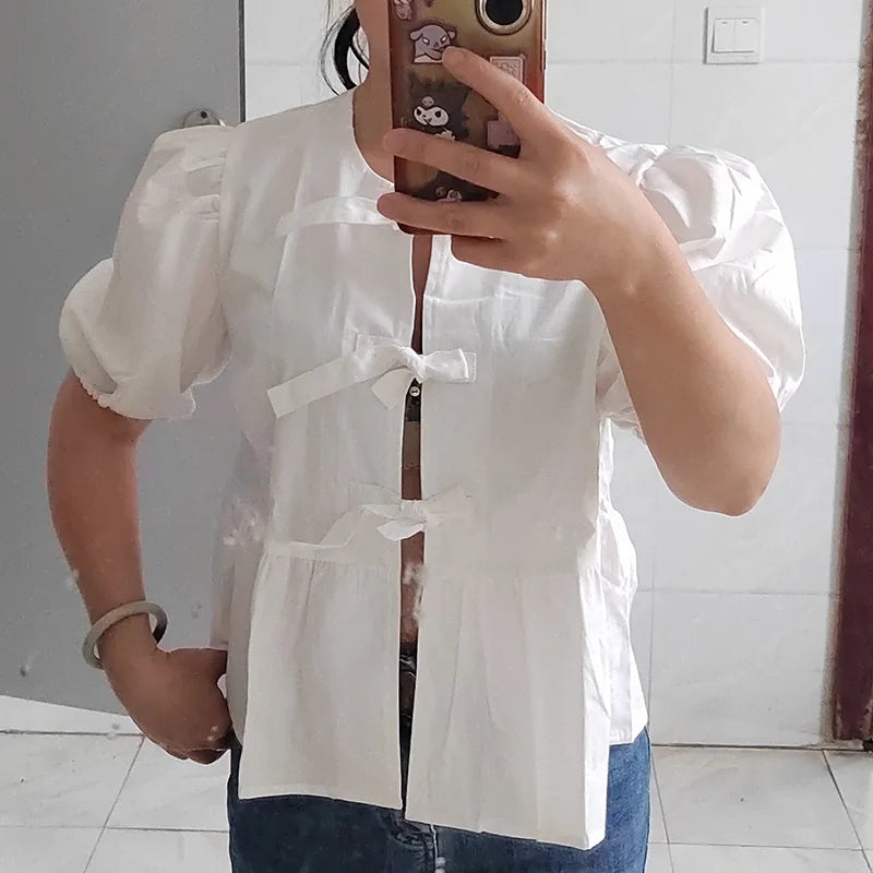 O letter Mode Leopard blouse