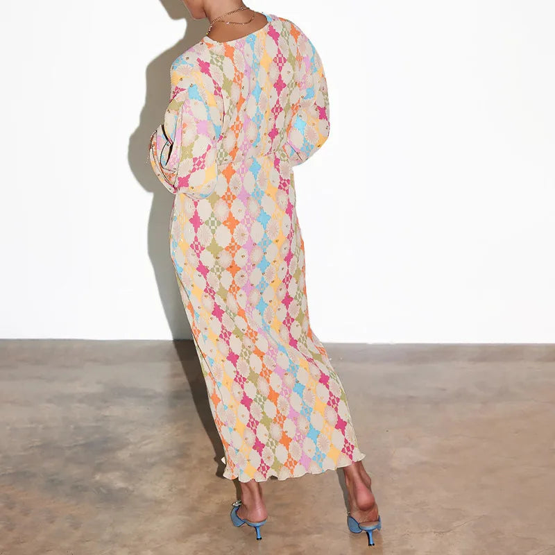 Vleeter Vibe Geometric Summer Dress
