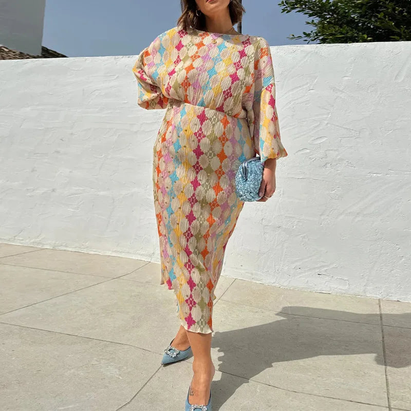 Vleeter Vibe Geometric Summer Dress
