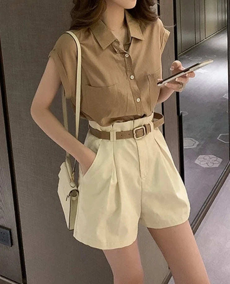 Aurora Trends Zomer Mode Dames Shorts Set