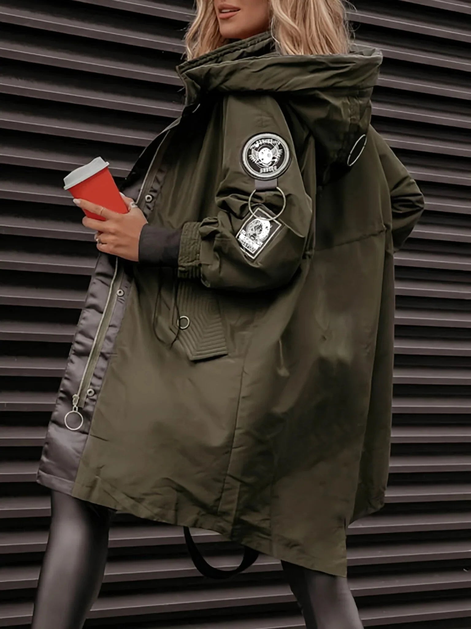 FrostGlow | Short Warm Winter Jacket of Teddy Fabric | Stylish and Comfortable for the Cold Days