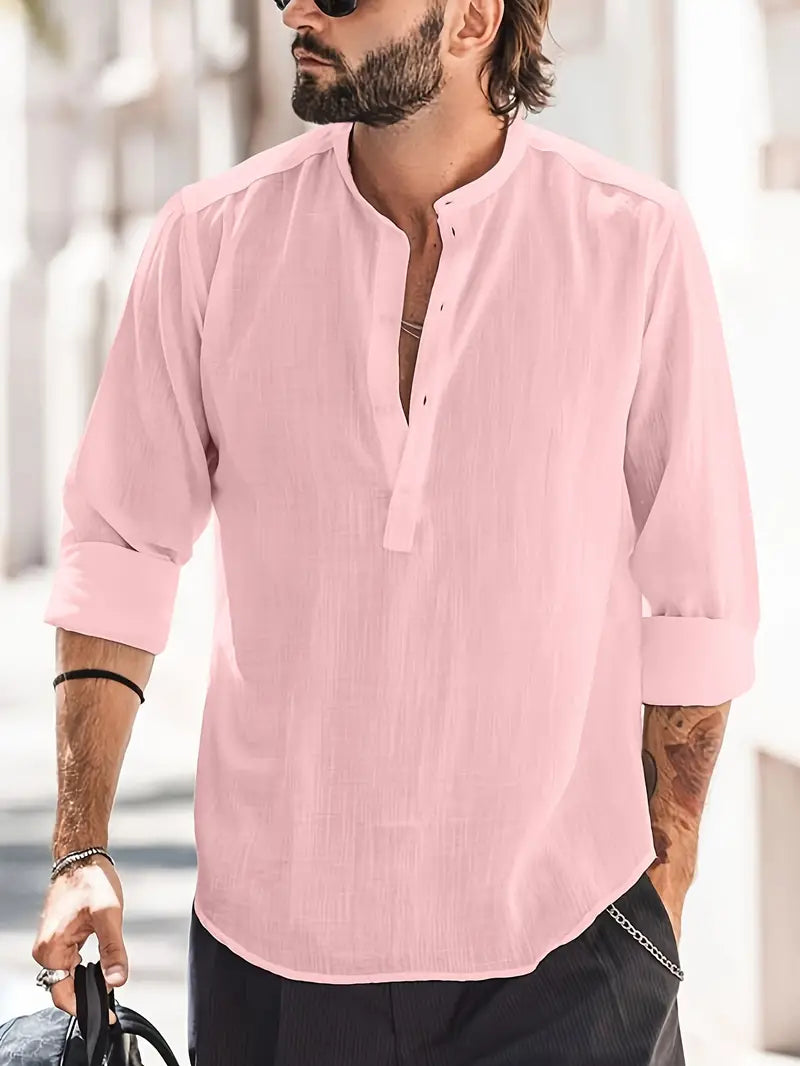 Daniel Linen Shirt with Classic Design